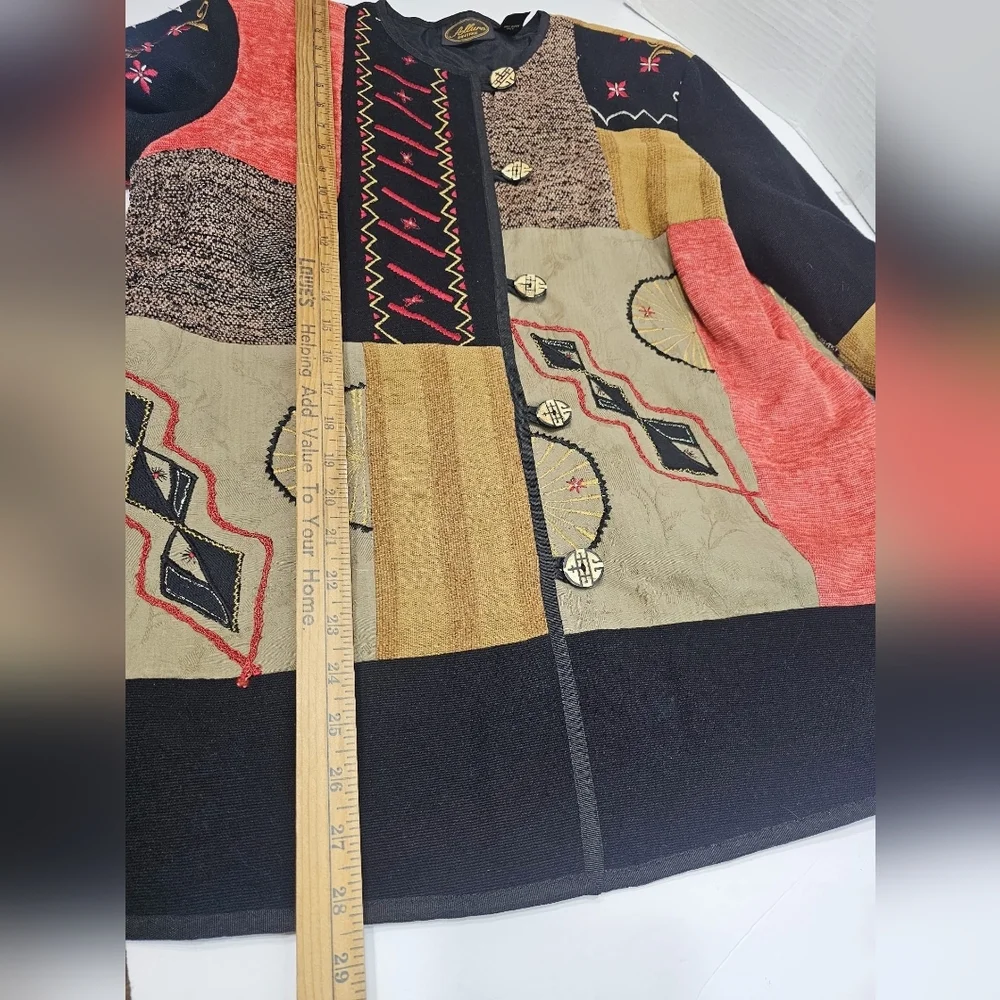 Colorful Patchwork Jacket - Picture 6 of 10